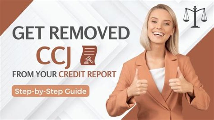 Can the claimant remove a CCJ?