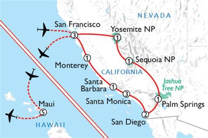 Can you fly from Hawaii to California?