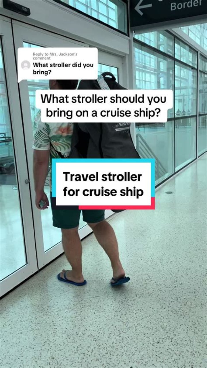 Can you take a stroller on a cruise ship?