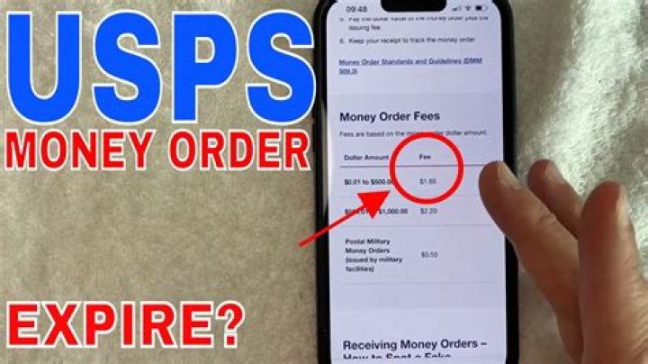 Do postal money orders expire?