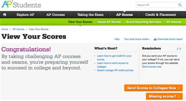 Do you have to send all AP scores to colleges?