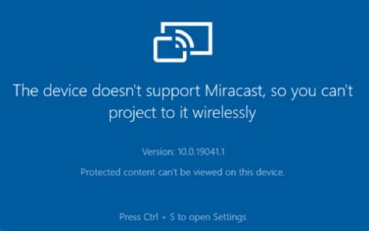Does HP Pavilion support Miracast?