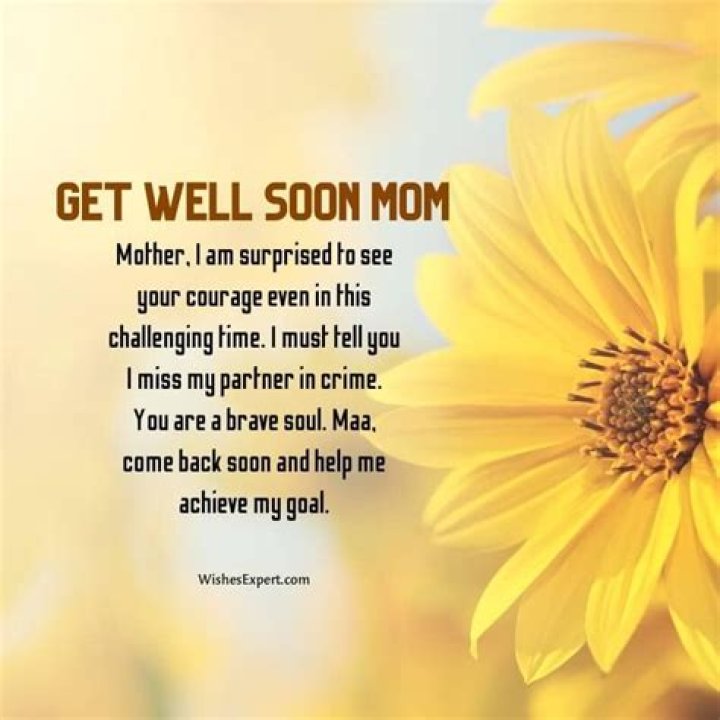 How can I make my mum feel better?