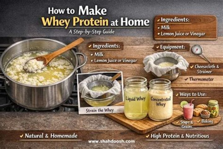How can I make whey protein at home?