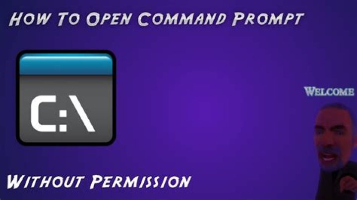 How do I access a command prompt at school?