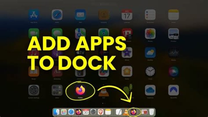 How do I add Outlook to my dock on Mac?
