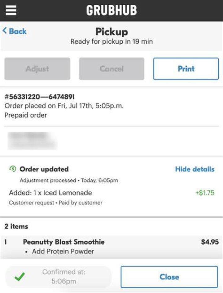 How do I create a group order on Grubhub?