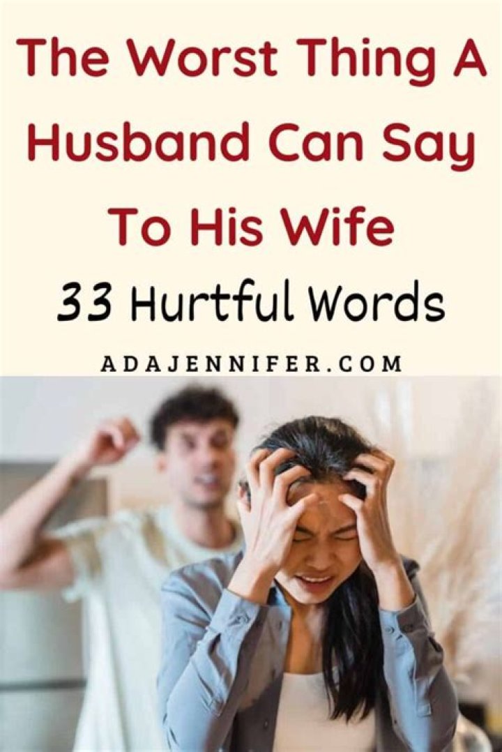 How do I get over my husband saying hurtful things?