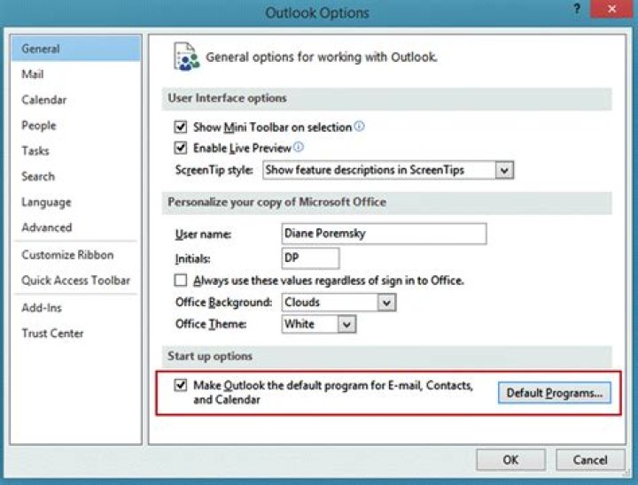 How do I make airmail my default email client?