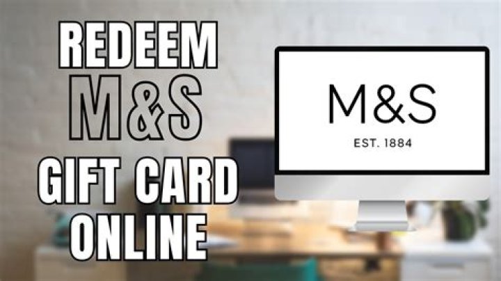 How do I use my M&S E gift card?