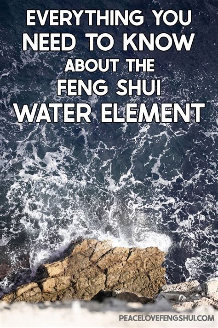 How do you balance a water element in feng shui?