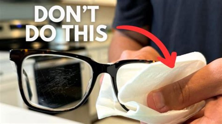 How do you clean glasses without a wipe?