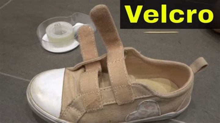 How do you clean Velcro shoe straps?