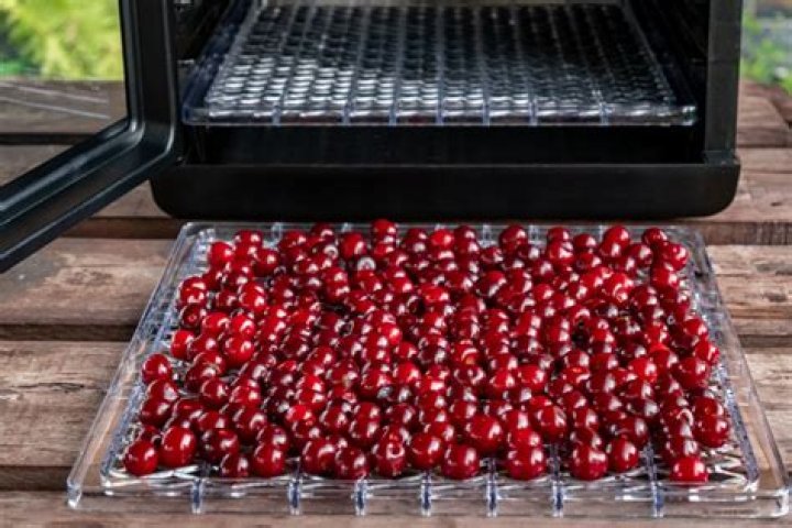 How do you dry cherries in a dehydrator?