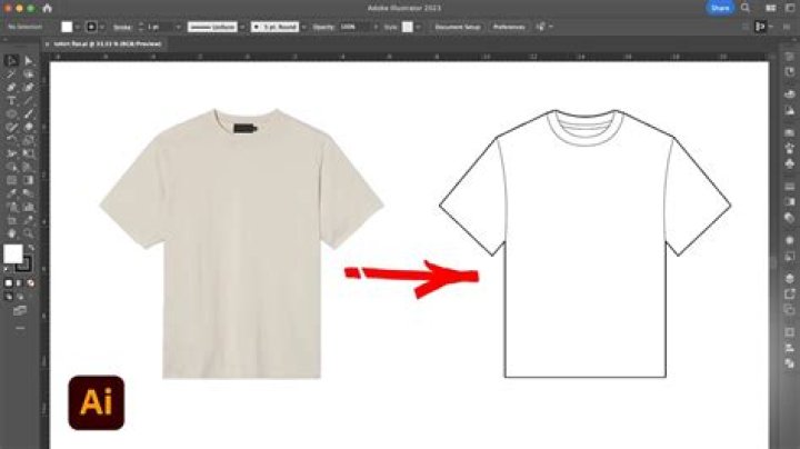 How do you edit a shirt in Photoshop?