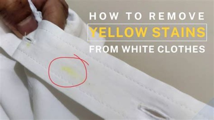 How do you get yellow stains out of collars?