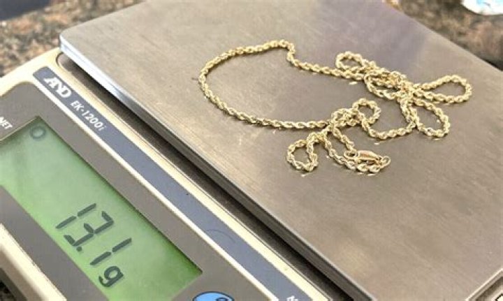 How do you know the weight of gold?