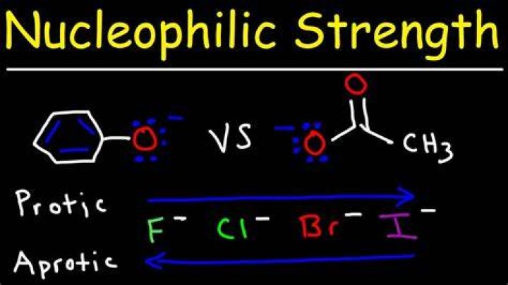 How do you know which is the strongest nucleophile?