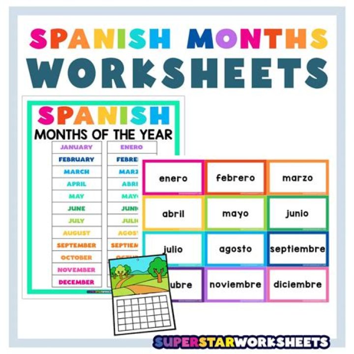 How do you pronounce the months in Spanish?