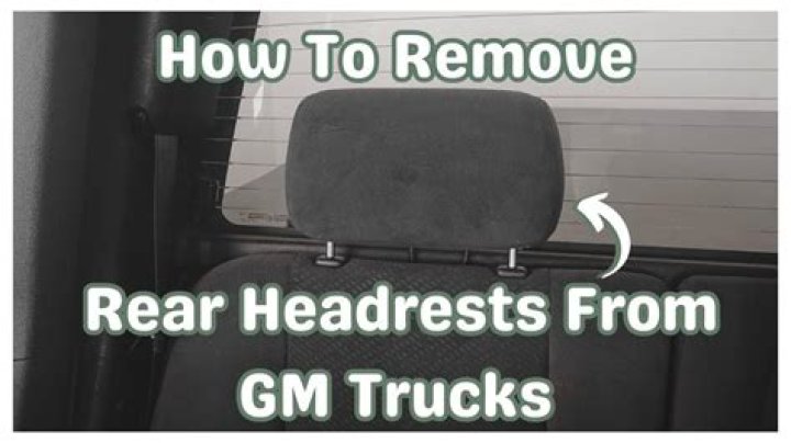 How do you remove a headrest?
