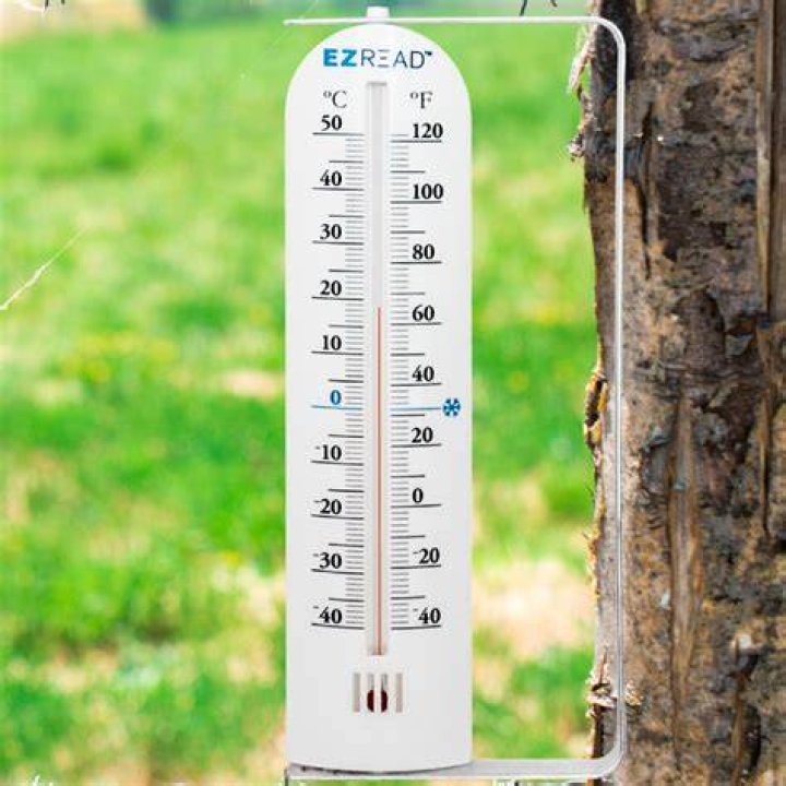 How do you set an outdoor thermometer?