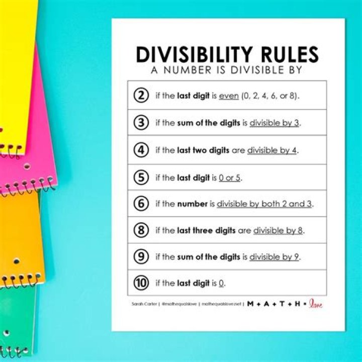 How do you test for divisibility?