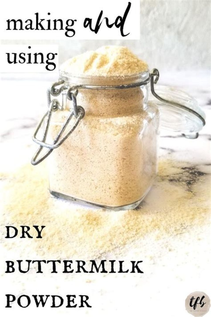How do you use dry buttermilk powder?