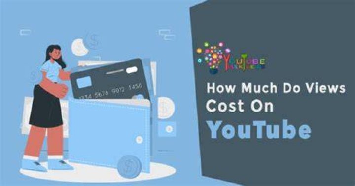 How much do views cost on YouTube?