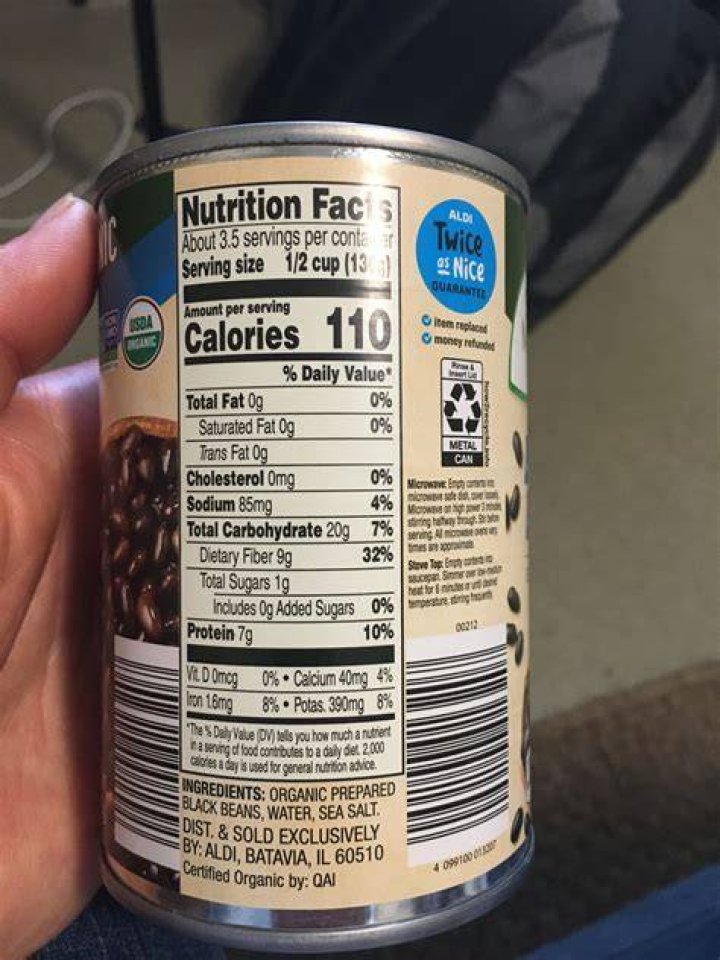 How much is a cup of black beans?