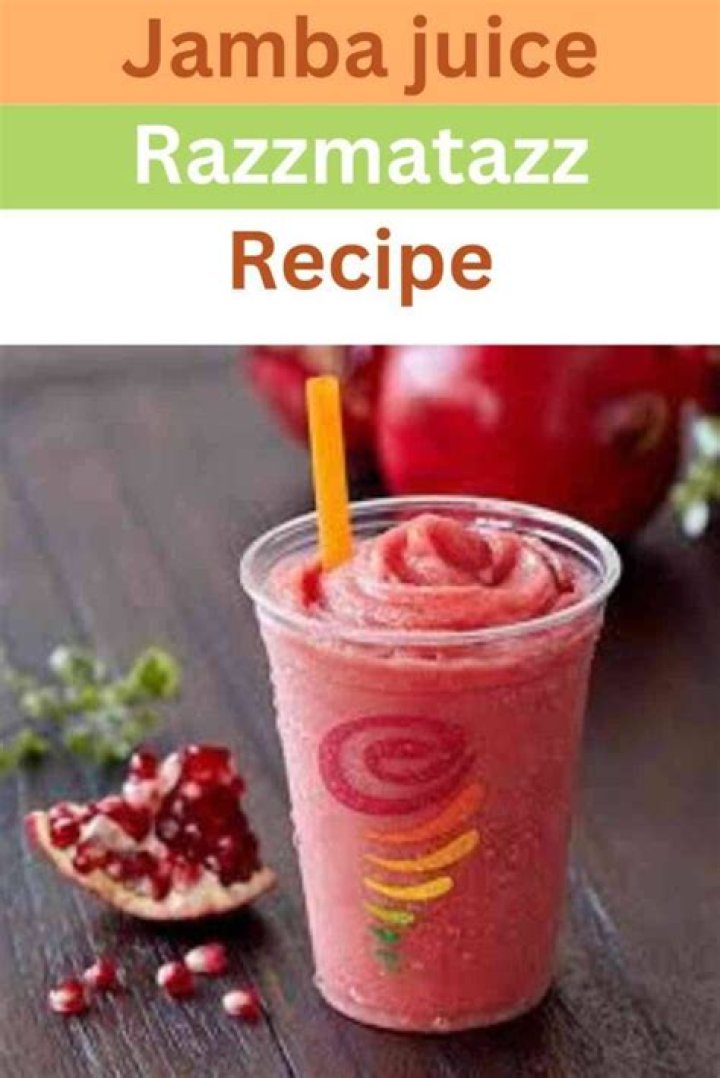 How much sugar is in a Jamba Juice razzmatazz?