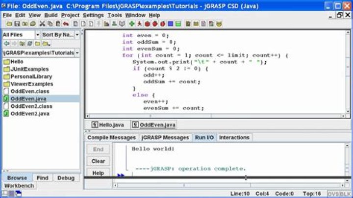 How run C++ program in jGRASP?