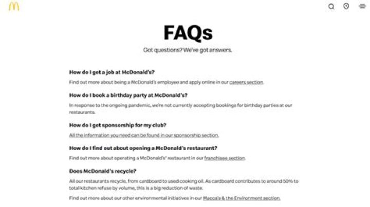 How should FAQ be?