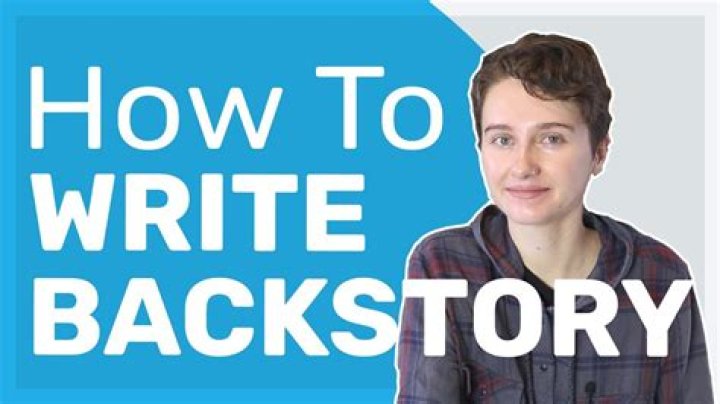 Is backstory one word or two?