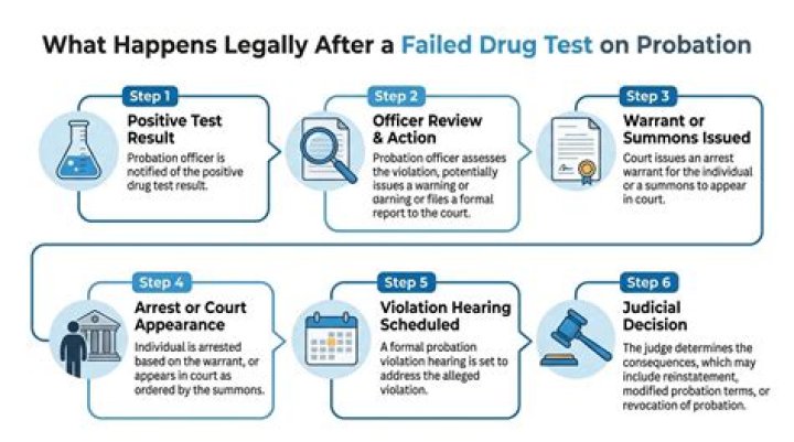 Is failing a drug test on probation a felony?