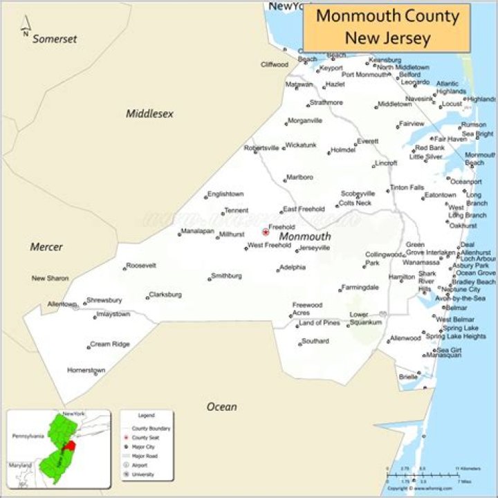 Is Jackson NJ in Monmouth County?