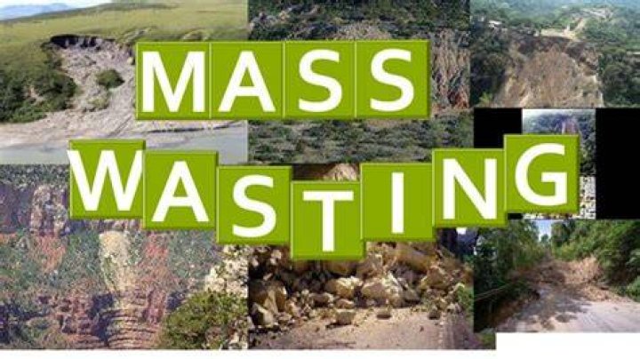 What's another word for mass wasting?