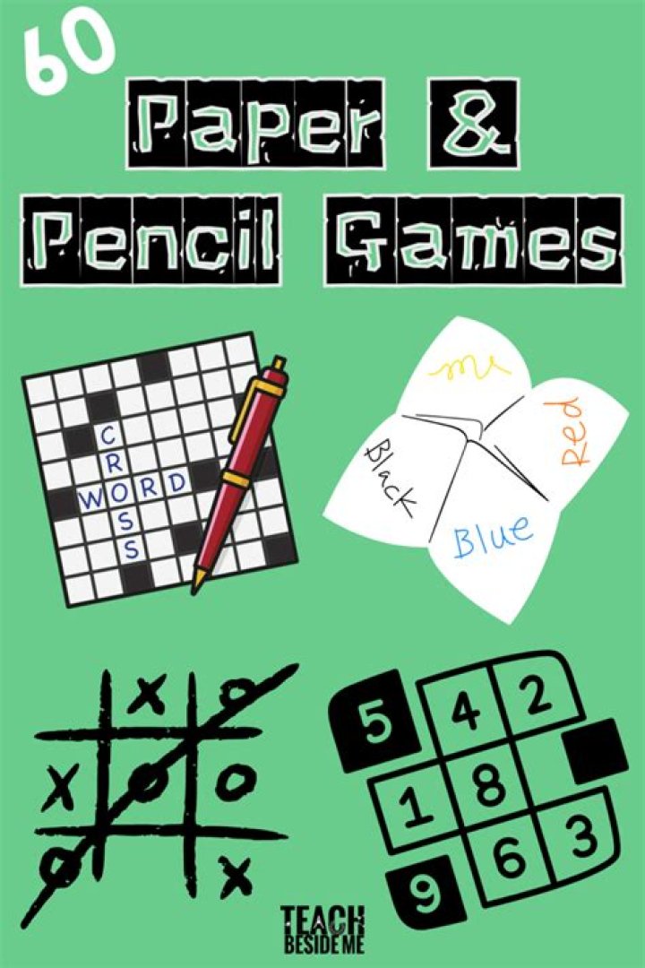 What are some games you can play on paper?