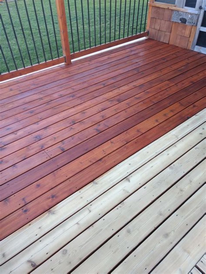 What color should I stain my cedar deck?