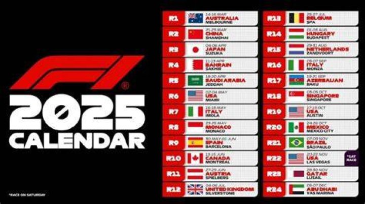 What date is the next F1 Grand Prix?