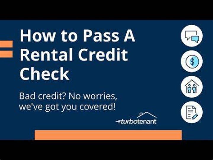 What do I need to pass a credit check?