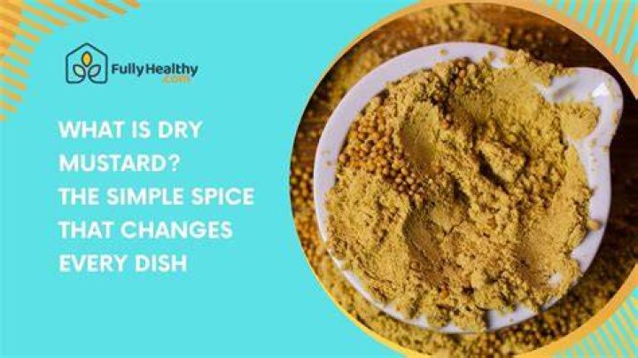 What does dry mustard do in a recipe?