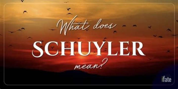 What does the name Schuyler mean?