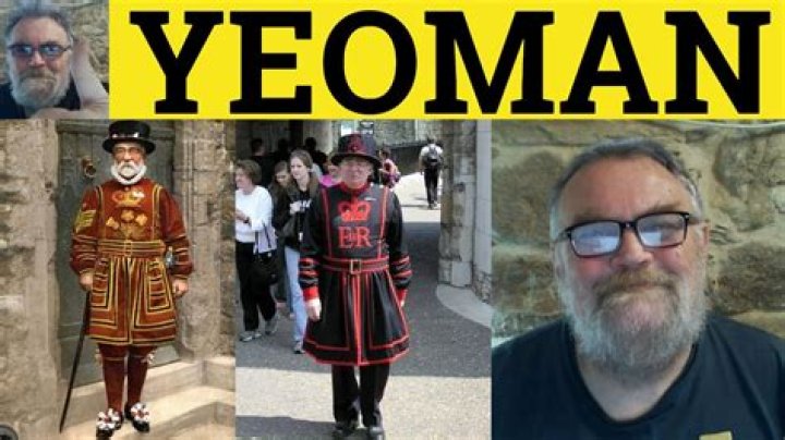 What is a yeoman's job?