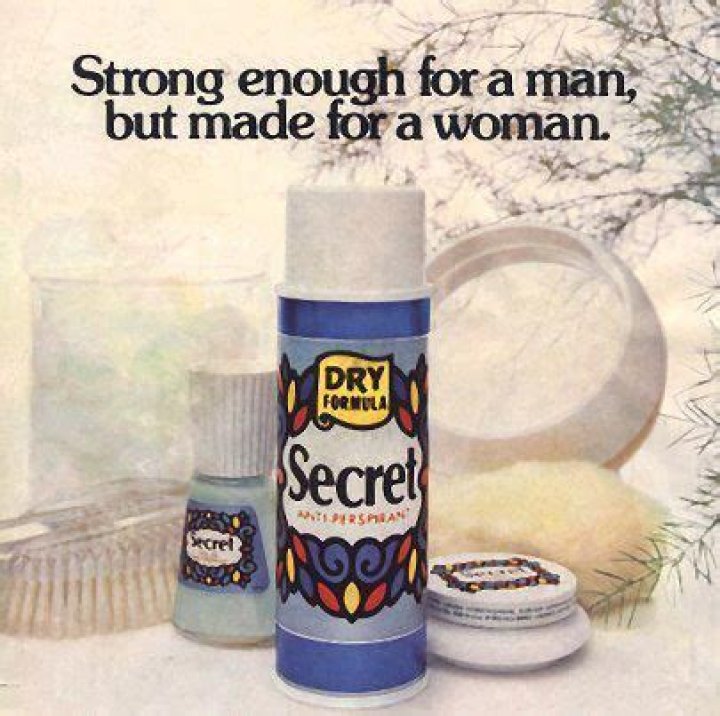 What is the Secret deodorant slogan?