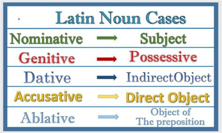 What Latin case is Qui?