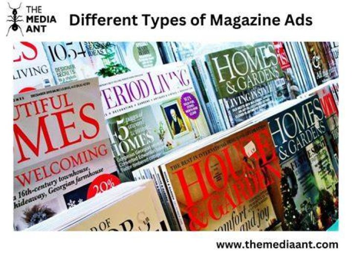 What percentage of magazines are ads?