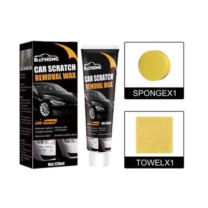 What wax fills scratches?