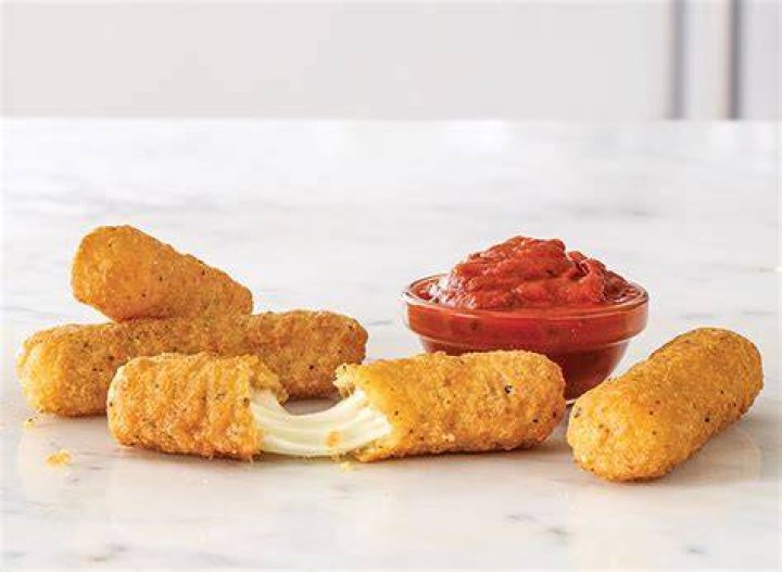 Which fast food has mozzarella sticks?