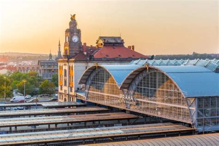 Which is the main train station in Prague?