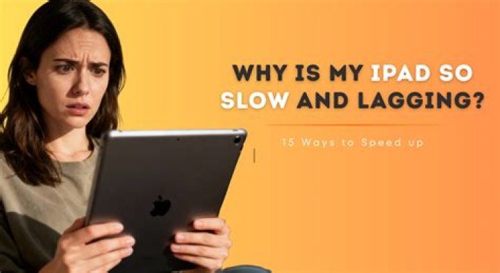 Why is my iPad lagging?